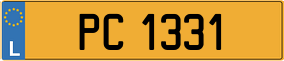 Truck License Plate
